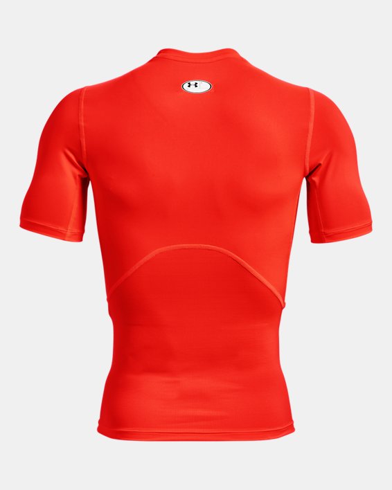 Tee-shirt à manches courtes HeatGear® Armour pour homme, Red, pdpMainDesktop image number 5